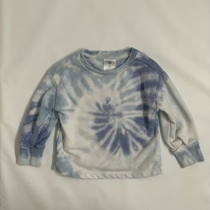 Baby Gap Toddler Blue Tie-Dye Sweatshirt